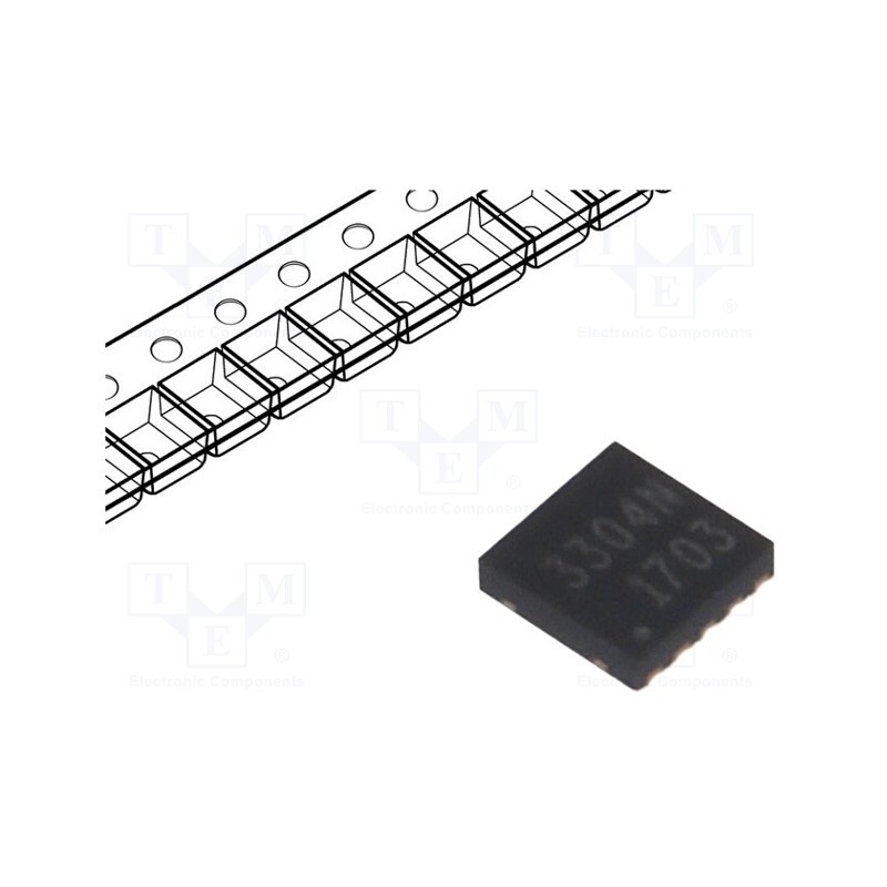 1 pcs x SEMTECH - RCLAMP3304N.TCT - Diode: TVS array, 3.5V, 25A, 450W, unidirectional, SLP2626P10, Ch: 4