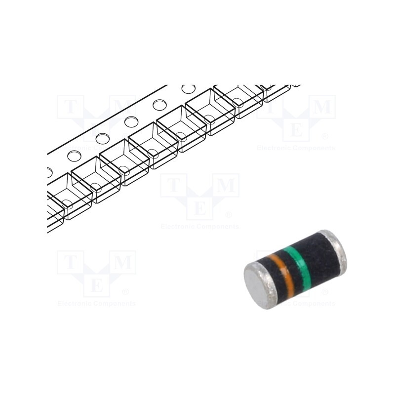 3 pcs x VISHAY - SGL41-60-E3/96 - Diode: Schottky rectifying, SMD, 60V, 1A, DO213AB,