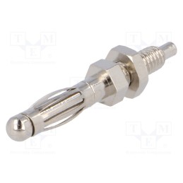 1 pcs x SCI - R8-2A - Plug, 4mm banana, 30A, 60VDC, Max.wire diam: 1mm, on panel,screw