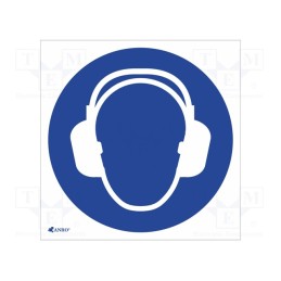 5 pcs x ANRO - IM/003/C/P - Safety sign, regulatory, PVC, W: 200mm, H: 200mm