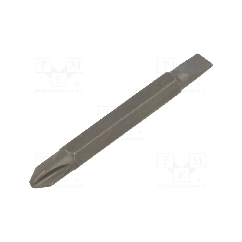 1 pcs x KING TONY - 1360552P - Screwdriver bit, Phillips,slot, 5,5x1,0mm,PH2, Overall len: 60mm