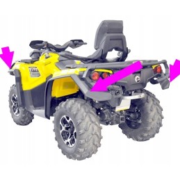 Canam Outlander 1000 850 800 fender flares