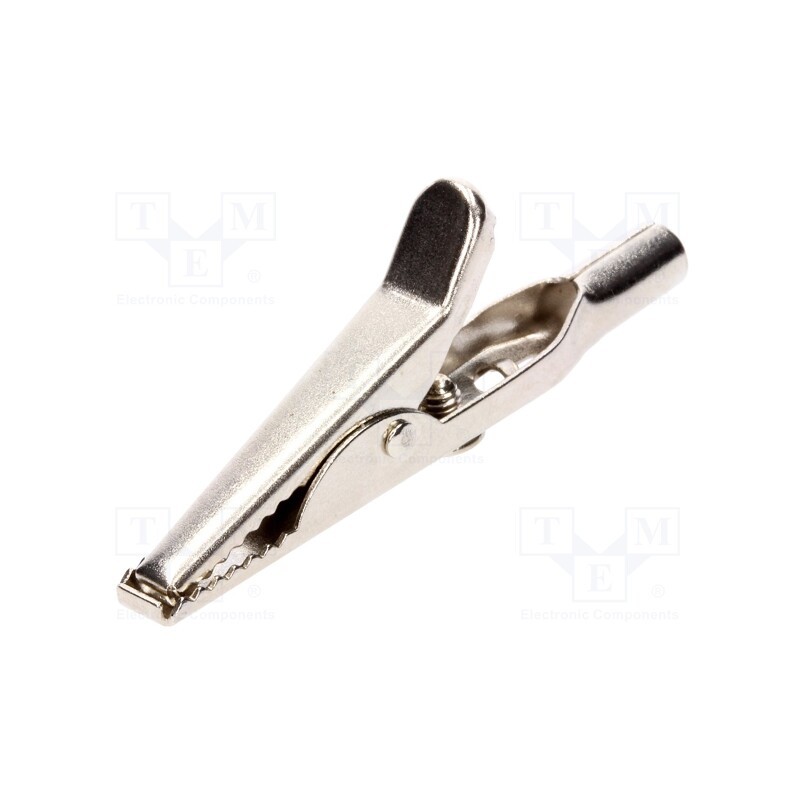 2 pcs x DELTRON - 303-0000 - Crocodile clip, 5A, 50VDC, max.15mm, Connection: screw terminal