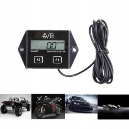 Motorcycle engine operating time counter