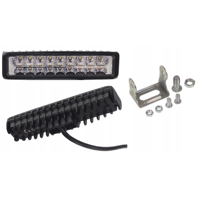 Panel work lamp 18 LED 10 30V two colors