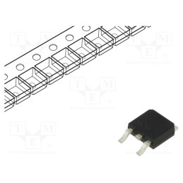 1 pcs x ROHM SEMICONDUCTOR - RB085BGE-30TL - Diode: Schottky rectifying, SMD, 30V, 5Ax2, DPAK,SC63,TO252