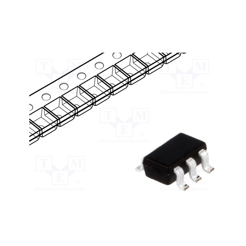 3 pcs x SEMTECH - SMS05C.TCT - Diode: TVS array, 6V, 24A, 300W, bidirectional, SOT223-6, Ch: 5
