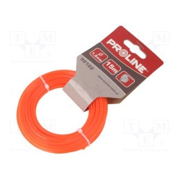 1 pcs x PROLINE - 98122 - Trimmer line, L: 15m, polyamide, square, Size: 1.6mm