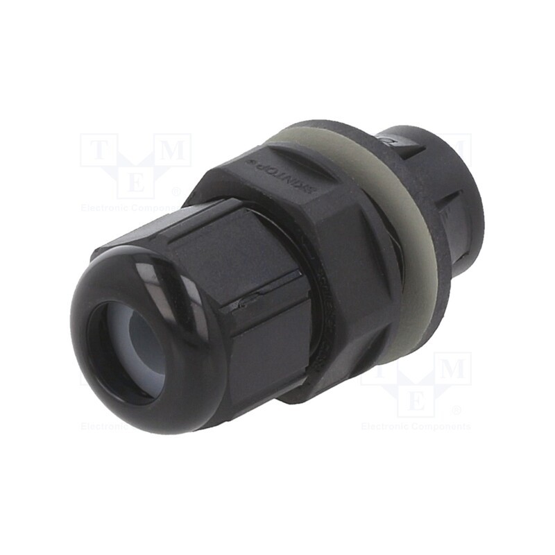 1 pcs x LAPP - 53112885 - Cable gland, IP68, polyamide, black, push-in, Ømount.hole: 16.3mm