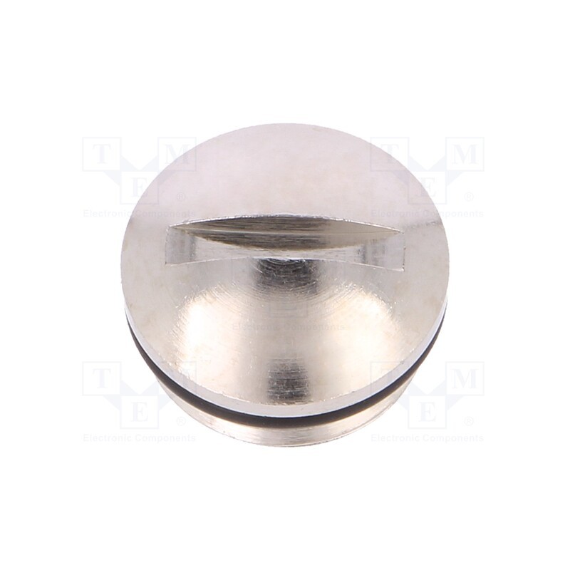 1 pcs x HUMMEL - 1.052.0701.01 - Stopper, PG7, IP68, brass, Plating: nickel, V-N-Ms-SD, 4.8mm