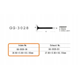 Intake intake valve vesrah 350 500 cc suzuki dr350 an400 burgman lt f400