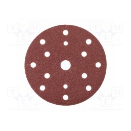 1 pcg x Hu00d6GERT TECHNIK - HT8D130 - Sanding plate, Granularity: 40, Mounting: bur, with holes, Ø150mm