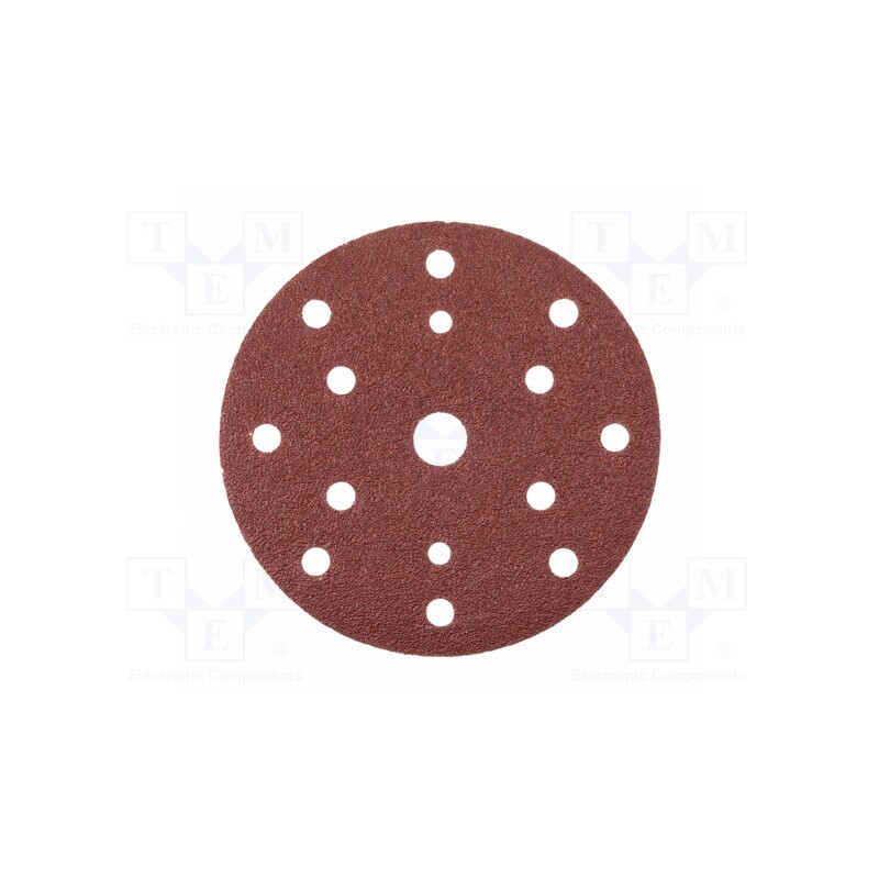 1 pcg x Hu00d6GERT TECHNIK - HT8D130 - Sanding plate, Granularity: 40, Mounting: bur, with holes, Ø150mm