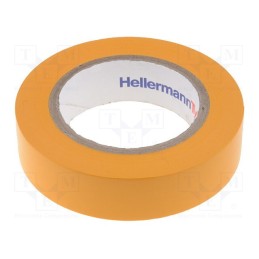 5 rol x HELLERMANNTYTON - 710-00110 HELATAPE FLEX15 - Tape: electrical insulating, W: 15mm, L: 10m, Thk: 150um, orange