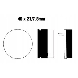 Rear brake pads yamaha yfs 200 blaster 91 02