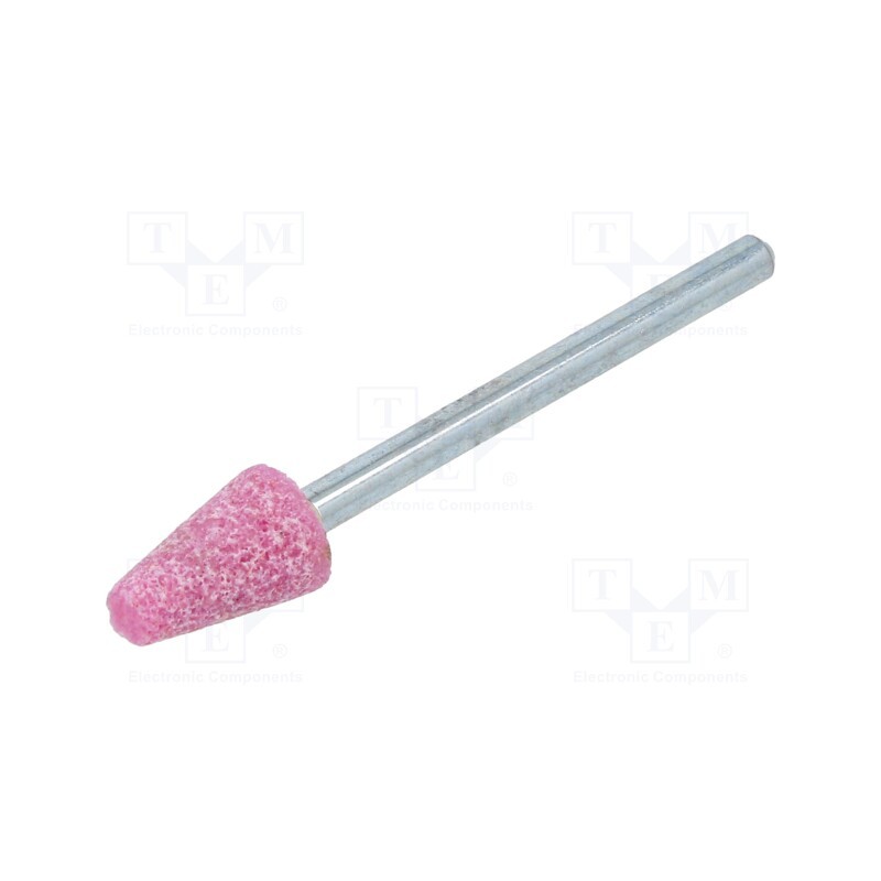 1 pcs x PG PROFESSIONAL - MF.001 - Grindingstone, Ø: 8mm, Ø: 3mm, Tip mat: aluminium oxide