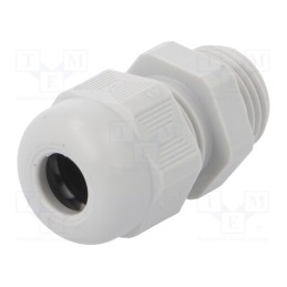 1 pcs x OBO BETTERMANN - V-TEC PG9 LGR - Cable gland, PG9, IP68, polyamide, light grey, V-TEC PG