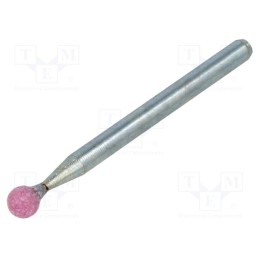 1 pcs x PG PROFESSIONAL - ME.001 - Grindingstone, Ø: 4mm, Ø: 3mm, Tip mat: aluminium oxide