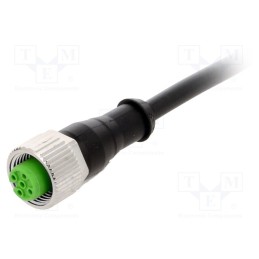 1 pcs x MURR ELEKTRONIK - 7000-12221-6141000 - Connection lead, M12, PIN: 4, straight, 10m, plug, 30VAC, 4A, PVC