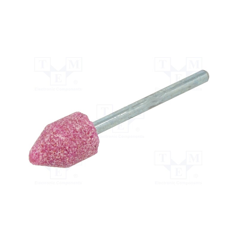 1 pcs x PG PROFESSIONAL - MB.001 - Grindingstone, Ø: 10mm, Ø: 3mm, Tip mat: aluminium oxide