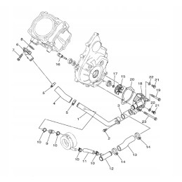 Water pump impeller seal yamaha 2mb e243m 00