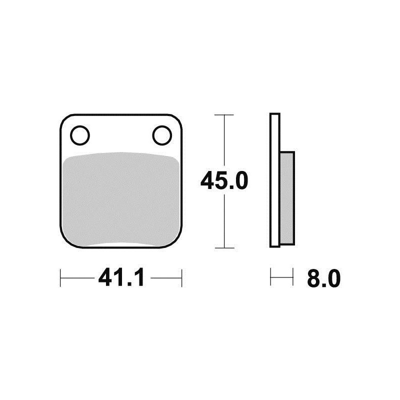 Front brake pads blaster banshee grizzly 350