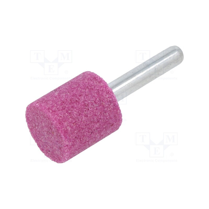 1 pcs x PG PROFESSIONAL - MA.027 - Grindingstone, Ø: 20mm, Ø: 6mm, Tip mat: aluminium oxide