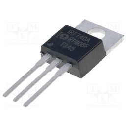 1 pcs x VISHAY - IRF740APBF - Transistor: N-MOSFET, unipolar, 400V, 6.3A, 125W, TO220AB