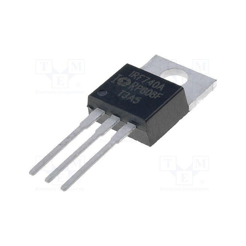 1 pcs x VISHAY - IRF740APBF - Transistor: N-MOSFET, unipolar, 400V, 6.3A, 125W, TO220AB