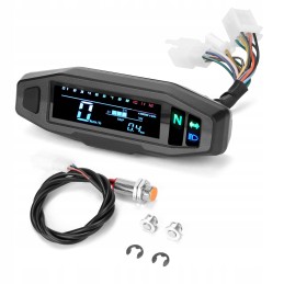Mini universal LCD motorcycle speedometer