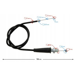 Throttle cable for Barton CRF 50 and CRF 70 cross bike