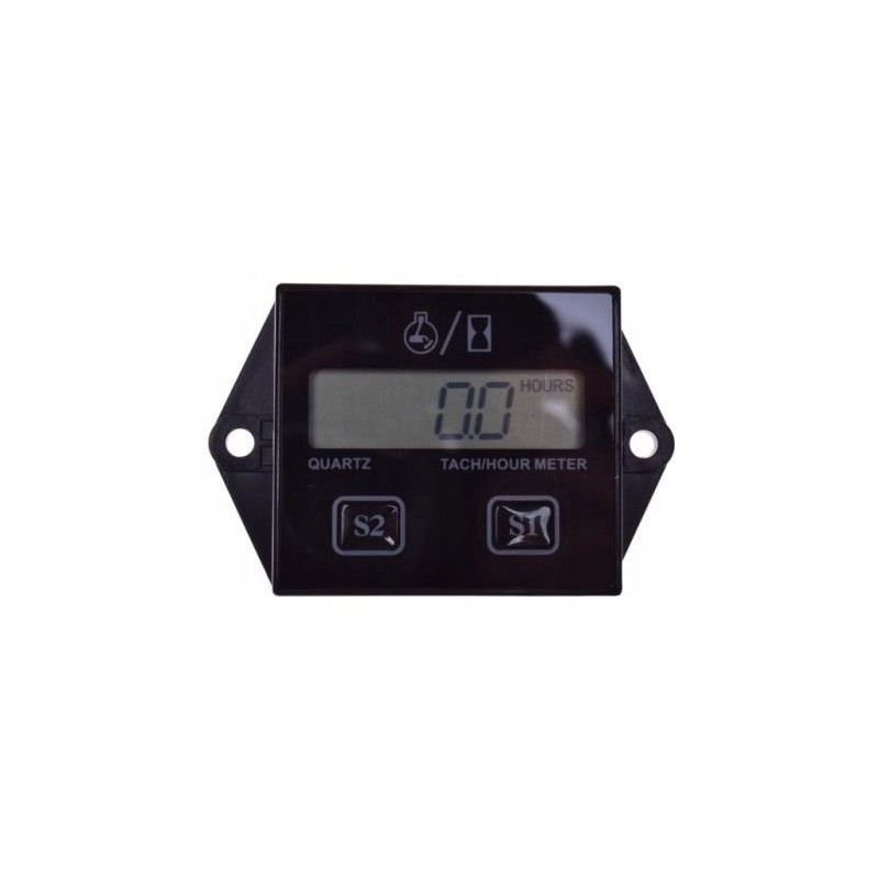Hour counter with tachometer function