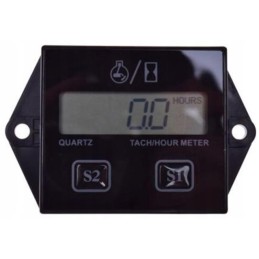 Hour counter with tachometer function
