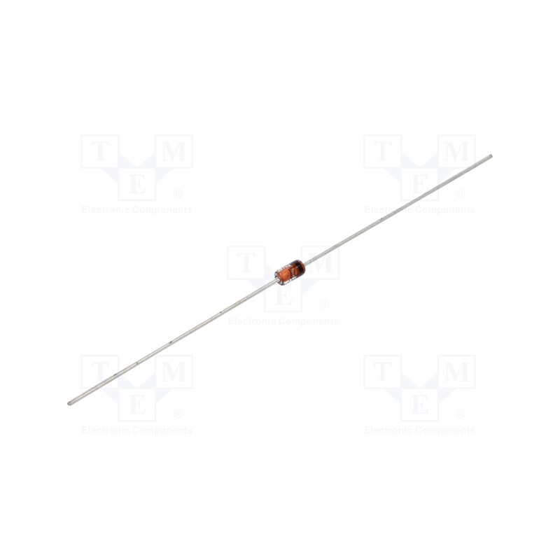 25 pcs x DC COMPONENTS - BZX55C27 - Diode: Zener, 0.5W, 27V, , DO35, single diode, Ufmax: 1V