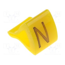 1 pcg x KURANT - MZ-1/N - Markers, Marking: N, 1.7÷3.5mm, H: 7mm, A: 6mm, -30÷100°C, leaded