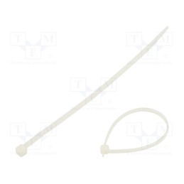 1 pcg x RADPOL - TOOCW020002502 - Cable tie, L: 200mm, W: 2.5mm, polyamide, 80N, natural, 100pcs.