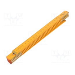 5 pcs x MEGA - 13001 - Folding ruler, L: 1m