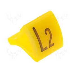 1 pcg x KURANT - MZ-4/L2 - Markers, Marking: L2, 10÷16mm, H: 21mm, A: 15mm, -30÷100°C, leaded
