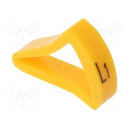 1 pcg x KURANT - MZ-4/L1 - Markers, Marking: L1, 10÷16mm, H: 21mm, A: 15mm, -30÷100°C, leaded