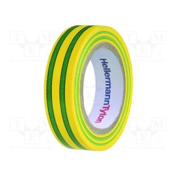 5 rol x HELLERMANNTYTON - 710-00106 HELATAPE FLEX15 - Tape: electrical insulating, W: 15mm, L: 10m, Thk: 150um, PVC film