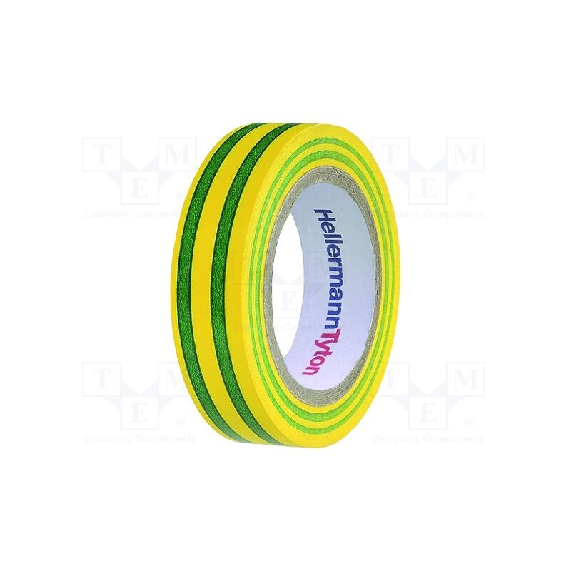 5 rol x HELLERMANNTYTON - 710-00106 HELATAPE FLEX15 - Tape: electrical insulating, W: 15mm, L: 10m, Thk: 150um, PVC film