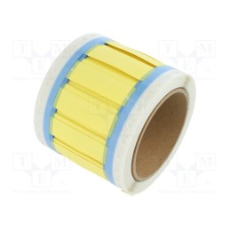 1 pcs x TE Connectivity - 5294130001 - Heat shrink markers, 50mm, yellow, Shrinking ratio: 3: 1
