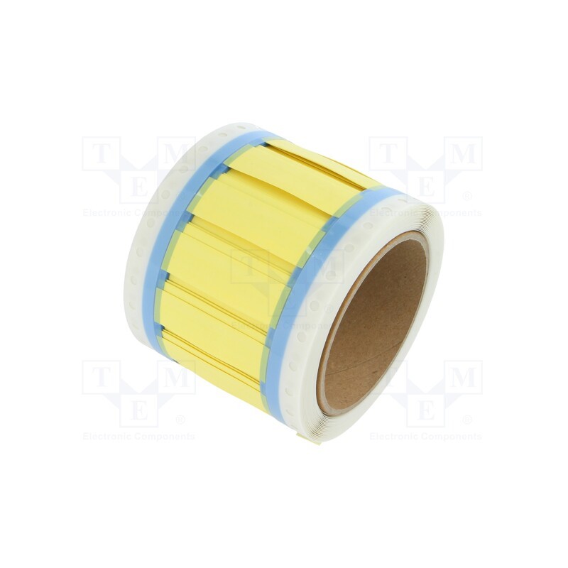 1 pcs x TE Connectivity - 5294130001 - Heat shrink markers, 50mm, yellow, Shrinking ratio: 3: 1