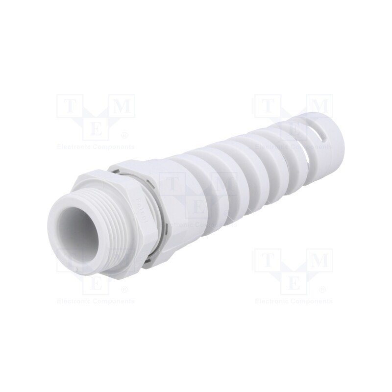 1 pcs x HUMMEL - 1.293.1600.14 - Cable gland, with strain relief, PG16, IP68, polyamide, grey