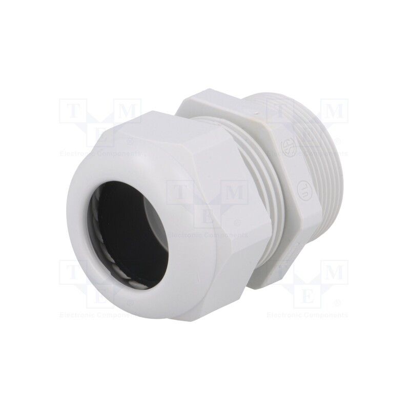 1 pcs x HUMMEL - 1.209.2900.60 - Cable gland, with long thread, PG29, IP68, polyamide, light grey
