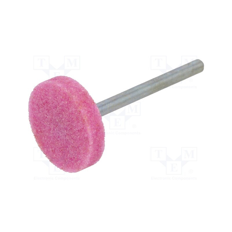 1 pcs x PG PROFESSIONAL - MD.004 - Grindingstone, Ø: 20mm, Ø: 3mm, Tip mat: aluminium oxide