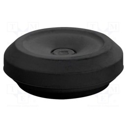 1 pcs x HENSEL - 36001030 - Grommet, elastomer thermoplastic TPE, black, -25÷35°C, 8÷17mm