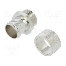 1 pcs x ANAMET EUROPE - 260.120.0 - Straight terminal connector, Thread: metric,outside, brass, IP54