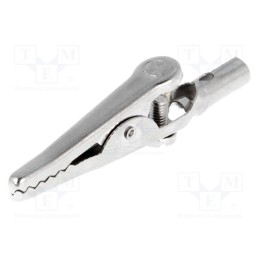 1 pcs x HIRSCHMANN T&M - AGS 20 - Crocodile clip, 5A, 60VDC, 4mm, 603006001, Type: non-insulated