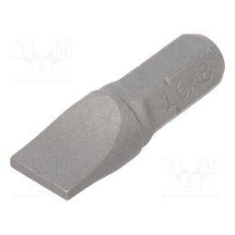 1 pcs x BETA - 861LP/1.6X8.0 - Screwdriver bit, slot, 8,0x1,6mm, Overall len: 25mm